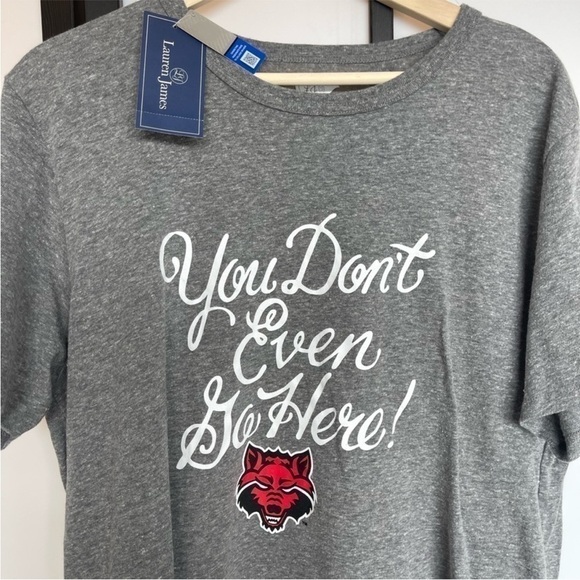 Lauren James You don't even go here short
sleeve t-shirt. Gray. Womens XL - Picture 2 of 9